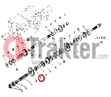 INGRANAGGIO CAMBIO ALBERO MEDIO 13 DENTI ORIGINAL KUBOTA 66704-14230