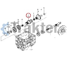 INGRANAGGIO VELOCITÀ TUBO ORIGINAL ISEKI 1682-203-001-10