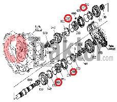 ΓΡΑΝΑΖΙ ΣΥΓΧΡΟΝΙΖΕ ΑΣΦΑΛΕΙΑ ΠΕΡΟΝΗ ORIGINAL KUBOTA t0120-21780