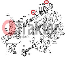 SYNCHRONRING BI-SPEED-SYSTEM ORIGINAL KUBOTA 34076-62260