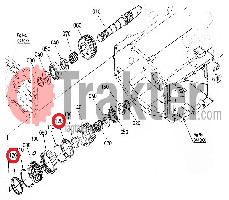 INGRANAGGIO ANELLO SYNCHRONIZZATORE RETROMARCIA ORIGINAL KUBOTA 32430-67630