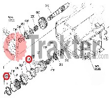 INGRANAGGIO ANELLO SYNCHRONIZZATORE RETROMARCIA ORIGINAL KUBOTA 32430-67630