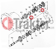 INGRANAGGIO ANELLO SINCRONIZZATORE CAMBIO ORIGINAL KUBOTA 32430-67630