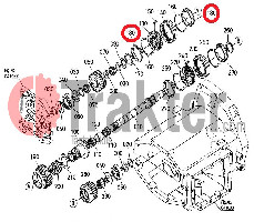 INGRANAGGIO SINCRONIZZATORE CAMBIO ORIGINAL KUBOTA 34076-62260