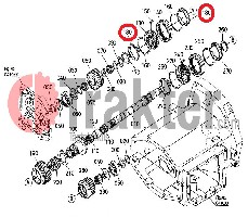 INGRANAGGIO SINCRONIZZATORE CAMBIO ORIGINAL KUBOTA 34076-62260
