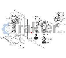 ALBERO INGRANAGGIO 25 DENTI ORIGINAL ISEKI 8659-303-004-00