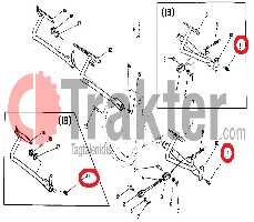 PEDALE FRENO RACCORDO LUBRIFICAZIONE ORIGINAL KUBOTA 06613-20010