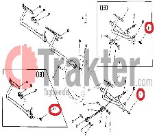 PEDALE FRENO RACCORDO LUBRIFICAZIONE ORIGINAL KUBOTA 06613-20010