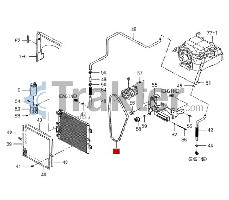 KLIMAANLAGENRIEMEN ORIGINAL ISEKI 1719-780-061-00