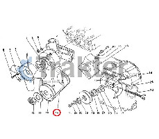 LÜFTER-KEILRIEMEN LICHTMASCHINE 15375-72530 OEM