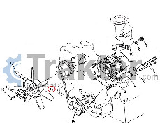 BELT DYNAMO FAN 15504-97010 15201-97010 OEM