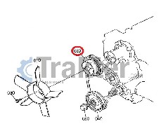 CINGHIA DINAMO DELLA VENTOLA 15881-97010 OEM
