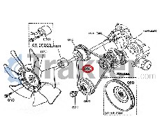 CINCHIA DINAMO DELLA VENTOLA 1k533-97010 14921-97010 14911-97010 OEM