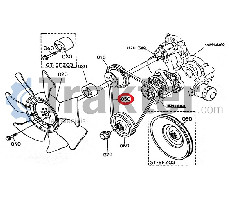 CINCHIA DINAMO DELLA VENTOLA 1k533-97010 14921-97010 14911-97010 OEM
