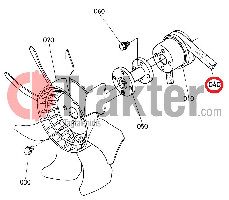 CINGHIA DEL DINAMO DELLA VENTOLA ORIGINAL KUBOTA 15196-97010 17381-97010