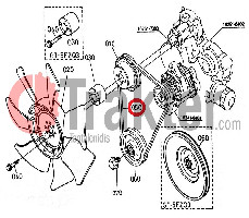 CINGHIA DEL DINAMO DELLA VENTOLA ORIGINAL KUBOTA 1k533-97010 14921-97010