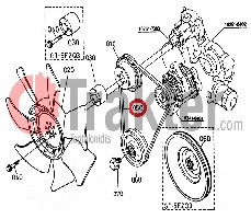 CINGHIA DEL DINAMO DELLA VENTOLA ORIGINAL KUBOTA 1k533-97010 14921-97010