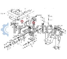 COLLAR INFERIOR PTO ORIGINAL ISEKI 1728-334-008-00