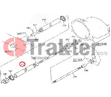 CUBIERTA DE EJE 4X4 POSTERIOR KUBOTA ORIGINAL 34070-14580