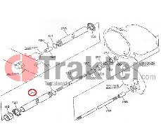 COPERCHIO ALBERO POSTERIORE 4X4 ORIGINAL KUBOTA 34070-14580