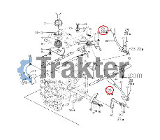CUBIERTA PALANCA PTO ISEKI ORIGINAL 2101-230-001-00