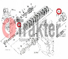 SCATOLA FRIZIONE BI SPEED ORIGINAL KUBOTA 34550-15243