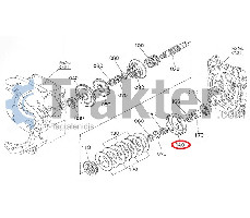 ΚΑΜΠΑΝΑ ΓΡΑΝΑΖΙ ΣΑΣΜΑΝ ORIGINAL KUBOTA 6A100-13890