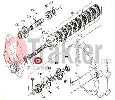 KUPPLUNGSGLOCKE HYDRAULISCHEN ANTRIEBS WELLE ORIGINAL KUBOTA 34070-15215 34070-15210