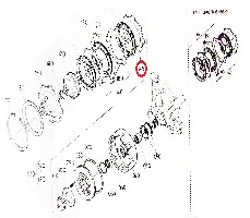 SCATOLA FRIZIONE SUPPORTO DISCO ORIGINAL KUBOTA T1063-61670 34076-61690