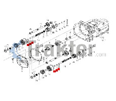 ΚΑΜΠΑΝΑΣ ΣΥΜΠΛΕΚΤΗ ΑΞΟΝΑ ΟΡΙΝΚ ORIGINAL ISEKI 1650-203-008-00