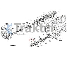 INGRANAGGIO BASE SCATOLA FRIZIONE ORIGINAL KUBOTA T1060-15270
