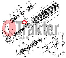 CLUTCH CASE HYDRAULIC MOVE BEARING ORIGINAL KUBOTA 34070-15390