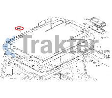 ΚΑΜΠΙΝΑΣ ΣΤΕΓΑΣΤΡΟ ORIGINAL KUBOTA T1275-71513