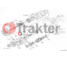 ALUMINIUM-DECKEL ANTRIEBSWELLE ORIGINAL KUBOTA 34550-21350