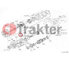 ALUMINIUM-DECKEL ANTRIEBSWELLE ORIGINAL KUBOTA 34550-21350