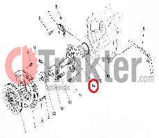 COPERCHIO ALUMINIO ALBERO DI TRASMISSIONE 37150-15410 OEM 34670-25510 OEM