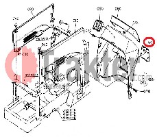 COPERCHIO SCATOLA FUSIBILI ORIGINAL KUBOTA 37410-54940 37410-54944
