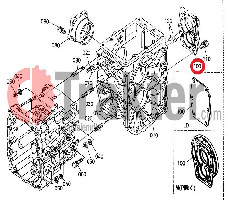 COPERCHIO PTO ORIGINAL KUBOTA 6a800-12210