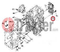PTO-DECKEL ORIGINAL KUBOTA 6A100-12210 6A100-12213 6C040-12210
