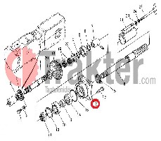COPERCHIO PTO ORIGINAL KUBOTA 37150-25410 37150-25414 37150-25415 h3710-25410