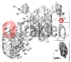 COPERCHIO PTO ORIGINAL KUBOTA 6a800-12210