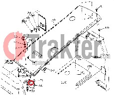 MOTORHAUBE SCHALTER UNTEN ORIGINAL KUBOTA 4,0mm 34070-41220