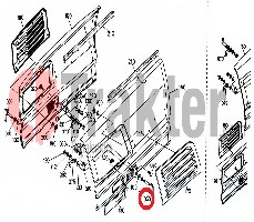 COFANO PRESA ORIGINAL KUBOTA 34070-40260 34070-40262