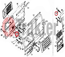 COFANO PRESA GANCIO ORIGINAL KUBOTA 34070-40270