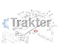 COFANO SUPERIORE ORIGINAL KUBOTA 34050-41310 34050-41316