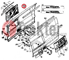 MOTORHAUBE SEITEN-DECKEL RECHTS GEBRAUCHT