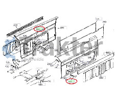 COFANO IMPUGNATURA ORIGINAL KUBOTA 32430-18242 32430-18243
