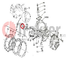 KING PIN BUSH RING 4X4 ORIGINAL KUBOTA 66711-56470