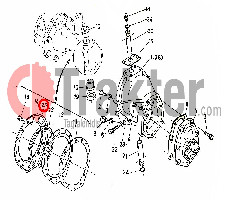 RUOTA COPERTURA ANTIPOLVERE ORIGINAL KUBOTA 66591-56720 66591-56722