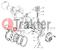 GUARNIZIONE PORTAPOLVERE RUOTA ORIGINAL KUBOTA 66711-56490 66711-56491